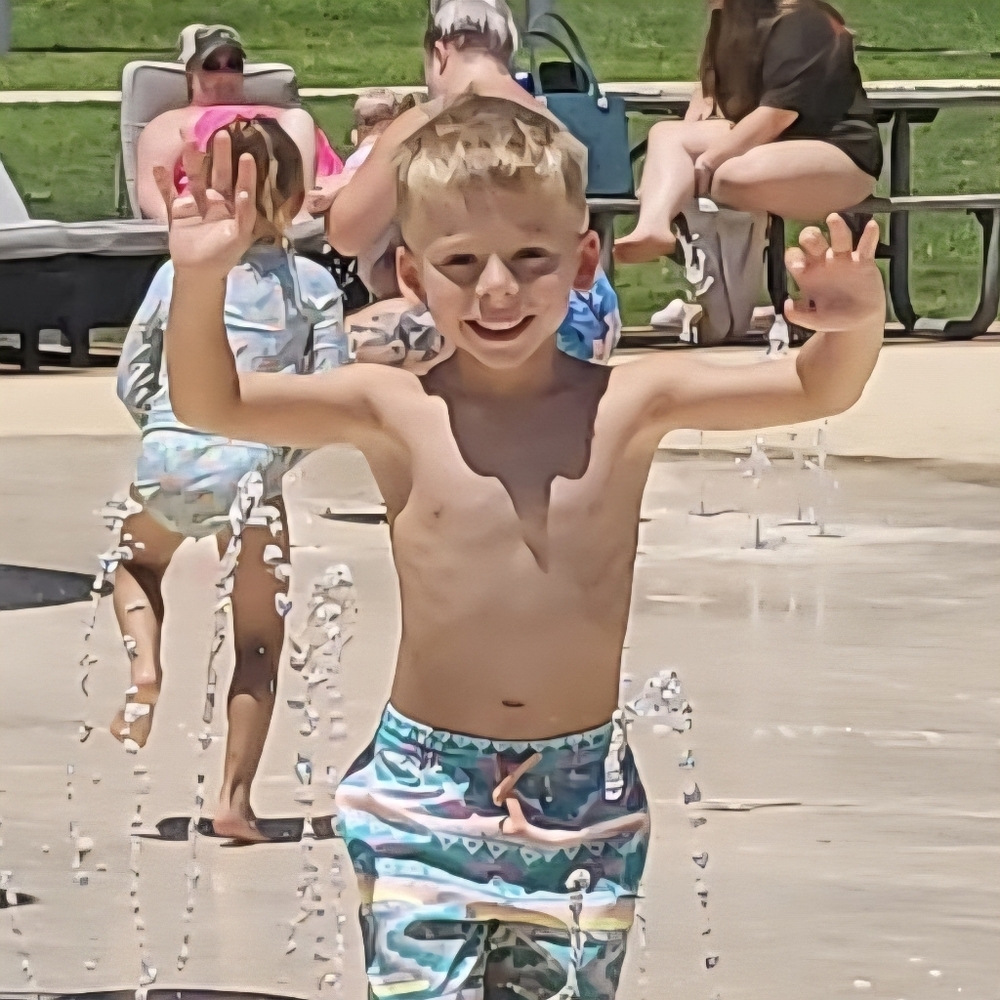 Chubbies Kids Aztec Pattern Swim Trunks - Picture 4 of 4